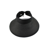 Chapeau de Paille Tendance Pliable Noir