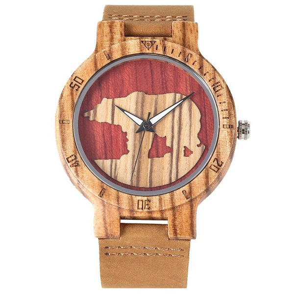 Montre Ours Rouge