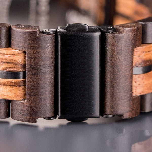 Montre en Bois avec Gravure Bracelet