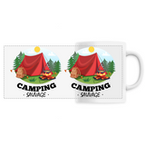 Tasse Blanche Camping Sauvage